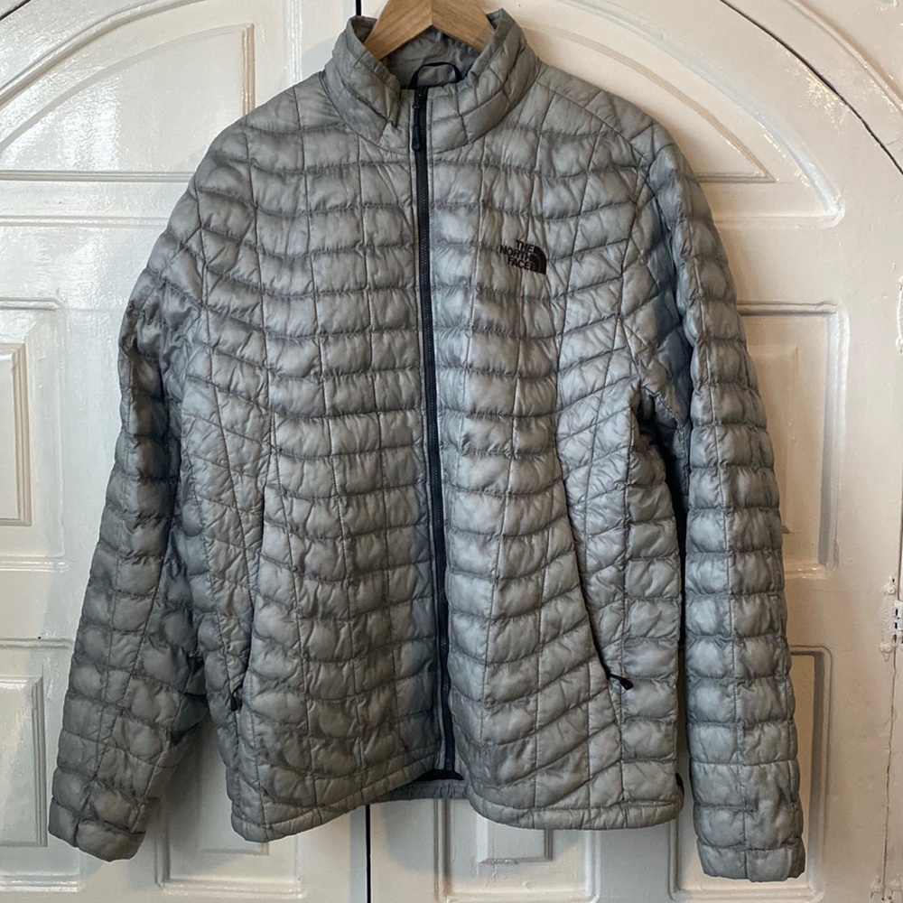 North Face Full Zip Puffer Jacket, Large